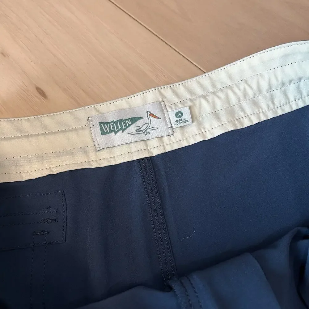 Wellen Huckberry '66 Board Shorts 8” Inseam Men's 34